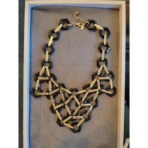 Black And Gold Traci Lynn Necklace